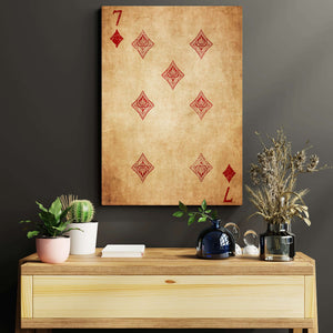 Seven of Diamonds Canvas | MusaArtGallery™