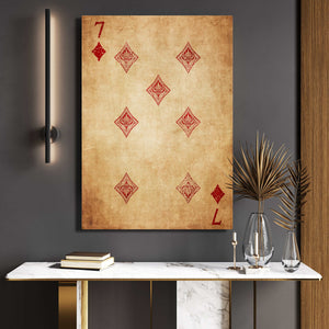 Seven of Diamonds Canvas | MusaArtGallery™