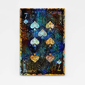 Seven of Spades Canvas | MusaArtGallery™