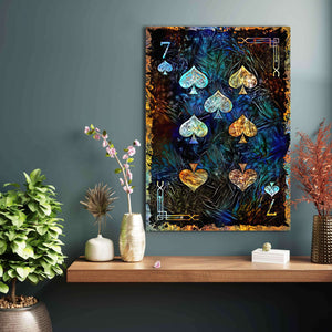 Seven of Spades Canvas | MusaArtGallery™