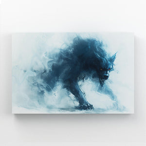 Shadow Wolf Canvas Art  | MusaArtGallery™