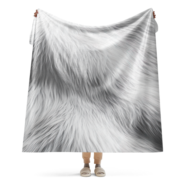 Sherpa White Blanket