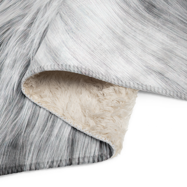 Sherpa White Blanket