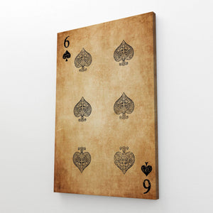 Six of Spades Wall Art | MusaArtGallery™