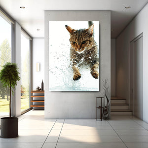 Snow Cat Baby Art  | MusaArtGallery™