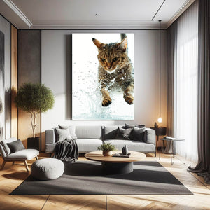 Snow Cat Baby Art  | MusaArtGallery™