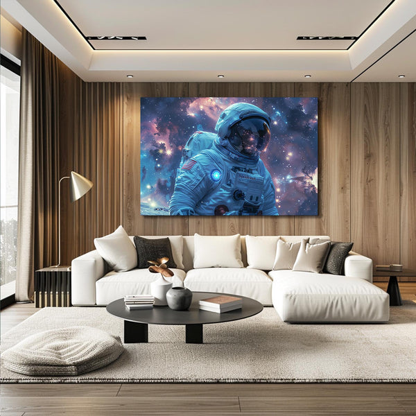 Space Astronaut Canvas Wall Art | MusaArtGallery™