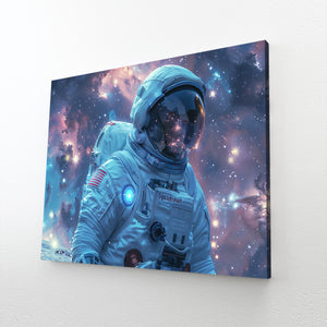 Space Astronaut Canvas Wall Art | MusaArtGallery™