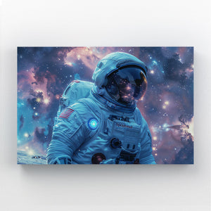 Space Astronaut Canvas Wall Art | MusaArtGallery™