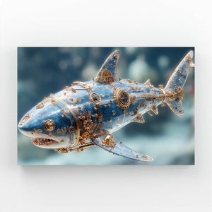 Steampunk Shark Art