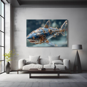 Steampunk Shark Art