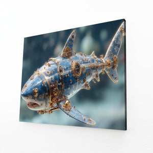 Steampunk Shark Art