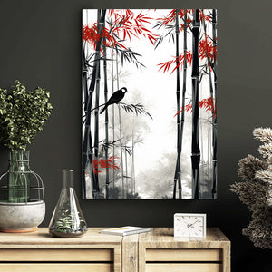 Bamboo Bird Wall Art | MusaArtGallery™