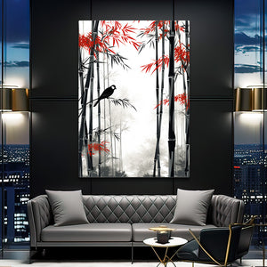 Bamboo Bird Wall Art | MusaArtGallery™