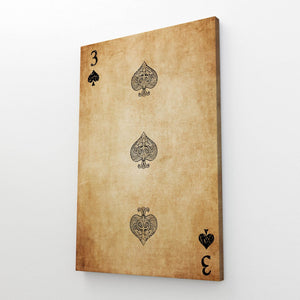 Three of Spades Wall Art | MusaArtGallery™