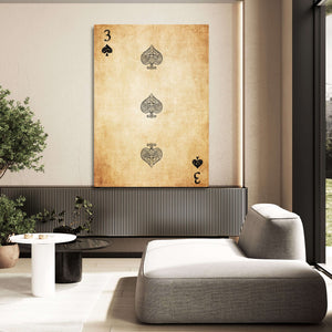 Three of Spades Wall Art | MusaArtGallery™