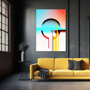 Turquoise Abstract Wall Art | MusaArtGallery™