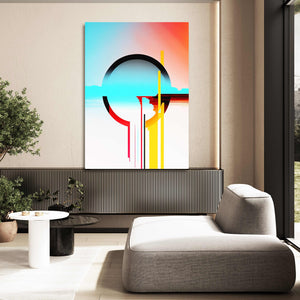 Turquoise Abstract Wall Art | MusaArtGallery™