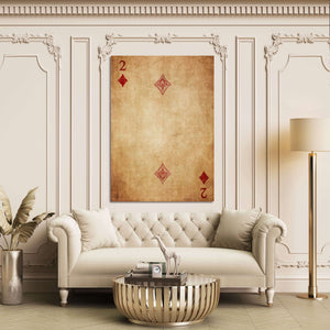 Two of Diamonds Canvas | MusaArtGallery™