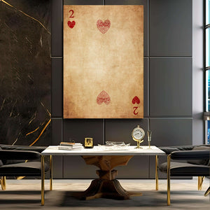Two of Hearts Canvas | MusaArtGallery™