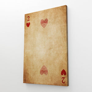 Two of Hearts Canvas | MusaArtGallery™