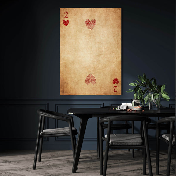 Two of Hearts Canvas | MusaArtGallery™