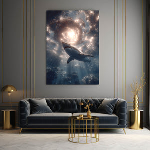 Vertical Shark Canvas