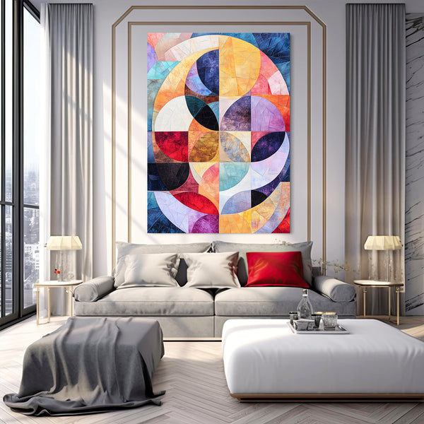 Abstract Art Chromatic Harmony | MusaArtGallery™