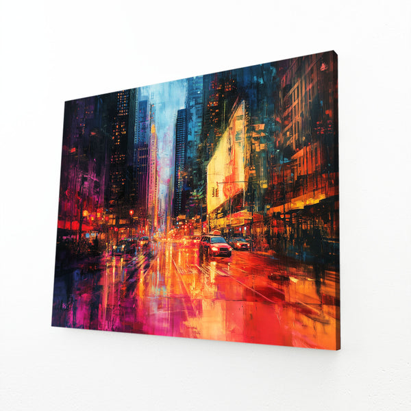 Abstract Art City Lights | MusaArtGallery™