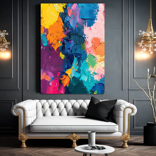 Abstract Art Color Splash | MusaArtGallery™