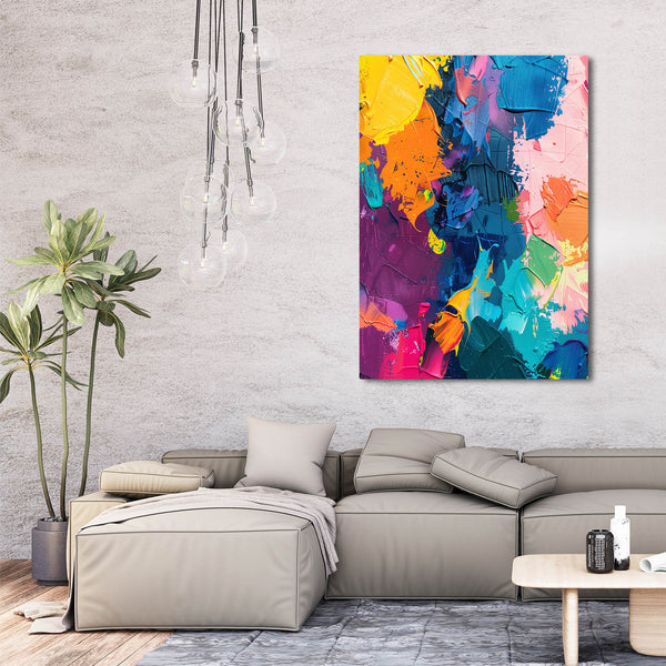 Abstract Art Color Splash | MusaArtGallery™