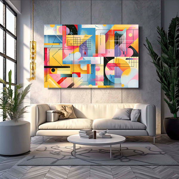 Abstract Art Colorful Geometry | MusaArtGallery™