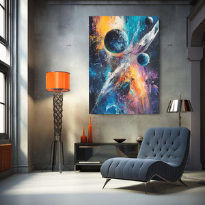 Abstract Art Cosmic Odyssey | MusaArtGallery™
