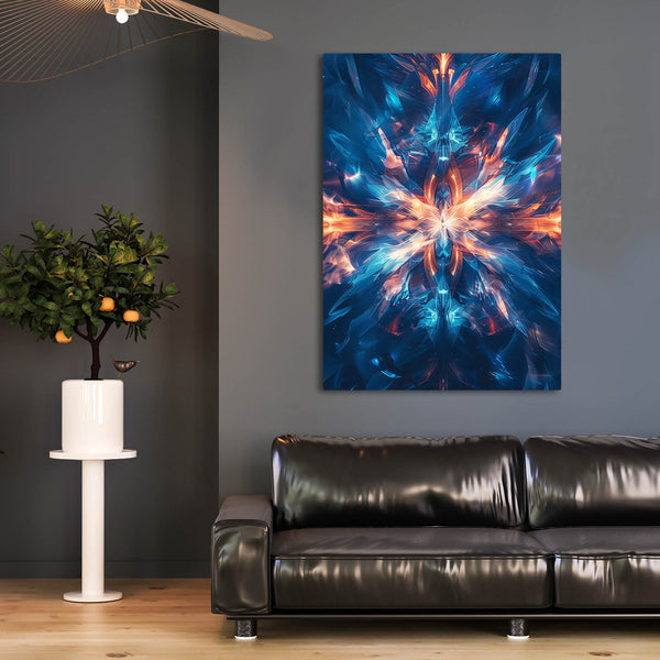 Abstract Art Crystal Burst | MusaArtGallery™