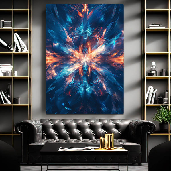 Abstract Art Crystal Burst | MusaArtGallery™