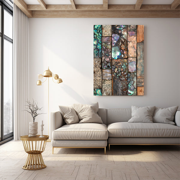 Abstract Art Earth Mosaic | MusaArtGallery™