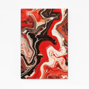 Abstract Art Fiery Waves | MusaArtGallery™