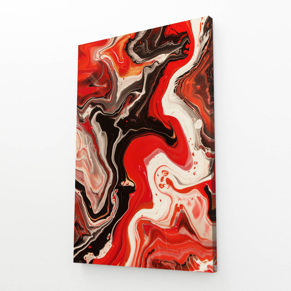 Abstract Art Fiery Waves | MusaArtGallery™