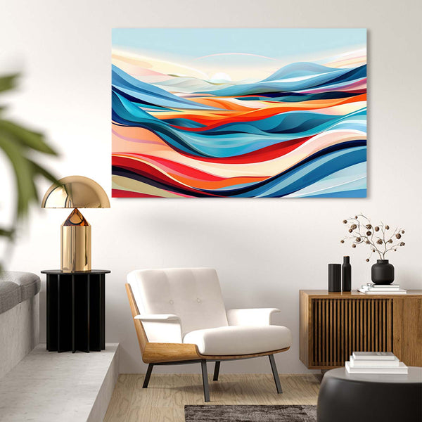 Abstract Art Flowing Waves | MusaArtGallery™