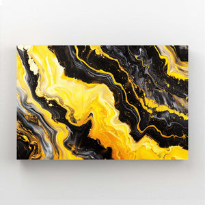 Abstract Art Gold Swirl | MusaArtGallery™