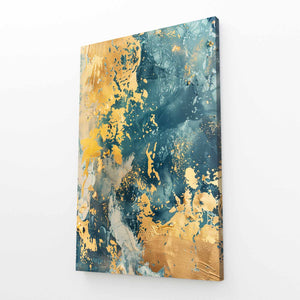 Abstract Art Golden Mist | MusaArtGallery™