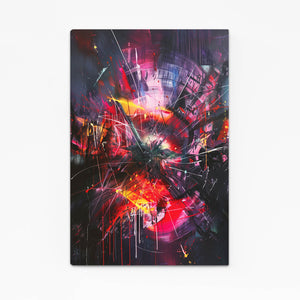 Abstract Art Neon Burst | MusaArtGallery™