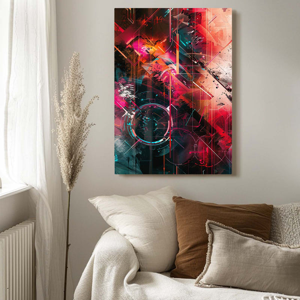 Abstract Art Neon Dimensions | MusaArtGallery™