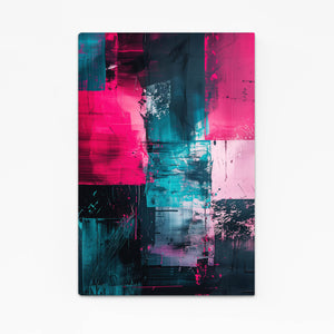 Abstract Art Neon Grid | MusaArtGallery™