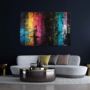 Abstract Art Neon Shadows | MusaArtGallery™
