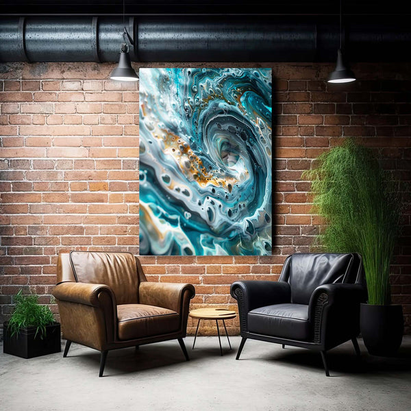 Abstract Art Ocean Vortex | MusaArtGallery™