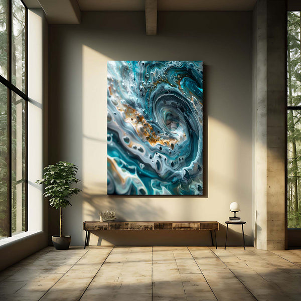 Abstract Art Ocean Vortex | MusaArtGallery™