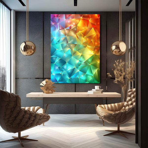 Abstract Art Prism Glow | MusaArtGallery™