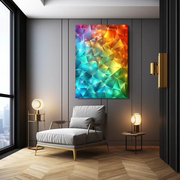 Abstract Art Prism Glow | MusaArtGallery™