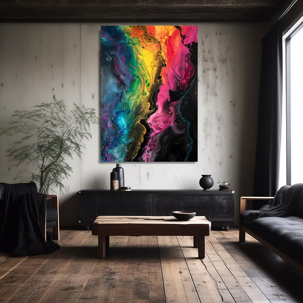 Abstract Art Spectrum Flow | MusaArtGallery™